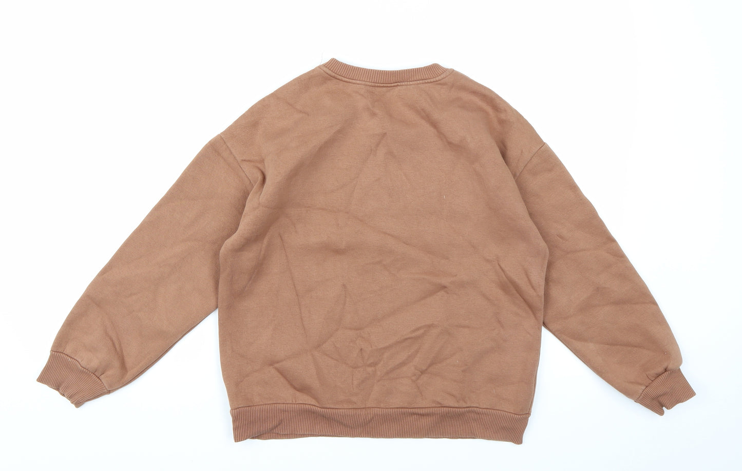 Zara Girls Brown  Jersey Pullover Sweatshirt Size 10 Years