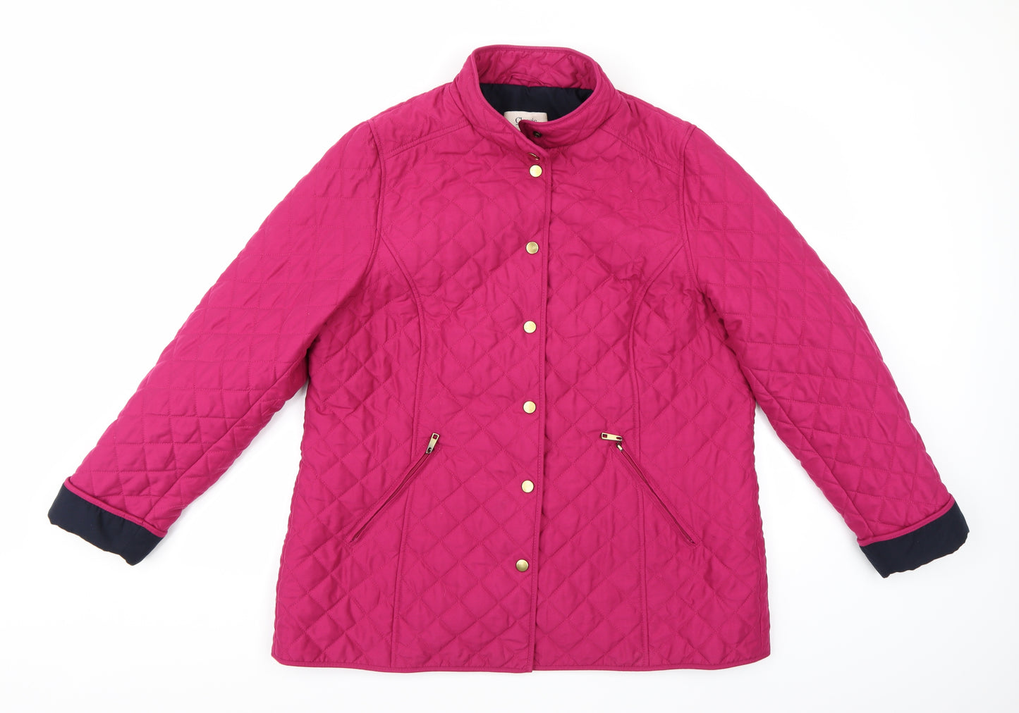 Classic Womens Pink   Overcoat Coat Size 18