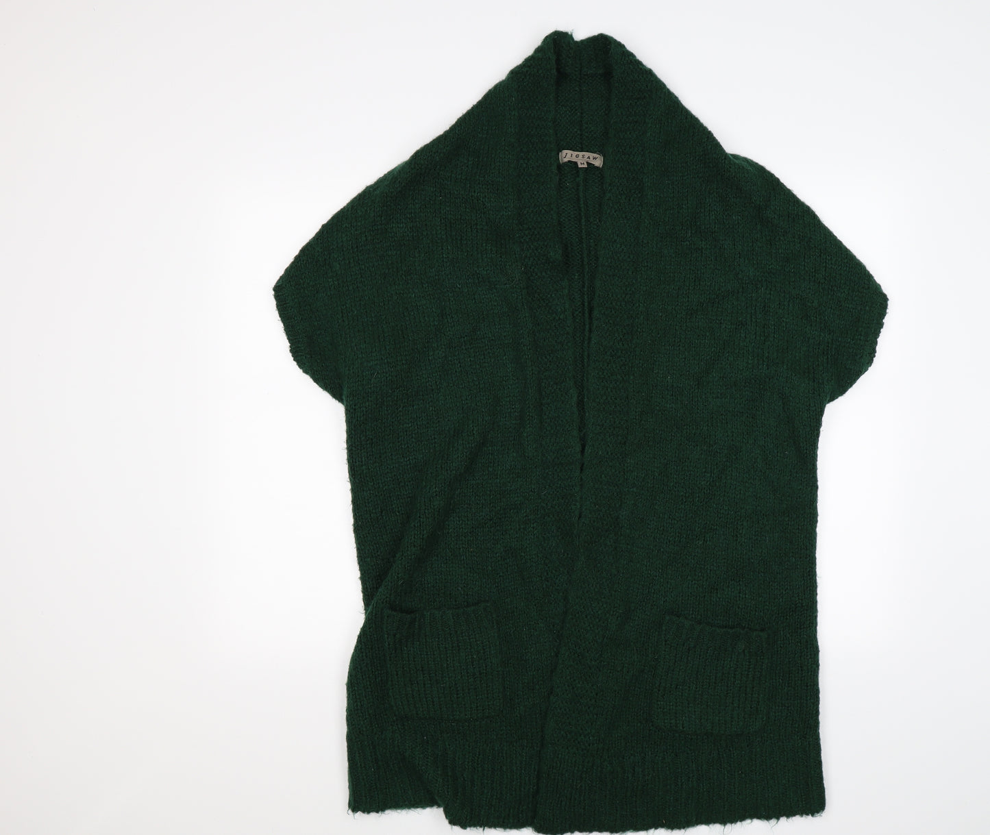 Jigsaw Womens Green  Knit Cardigan Jumper Size M