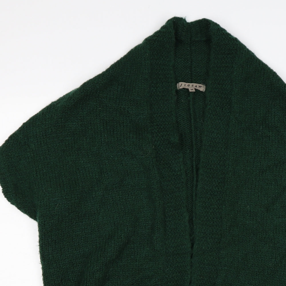 Jigsaw Womens Green  Knit Cardigan Jumper Size M