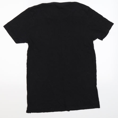 FCUK Mens Black Camouflage   T-Shirt Size M