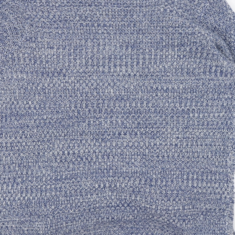 M&Co Womens Blue  Knit Cardigan Jumper Size 10  - waterfall