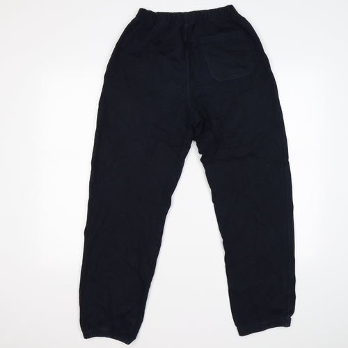 Marks and Spencer Boys Blue  Jersey Jogger Trousers Size 13 Years