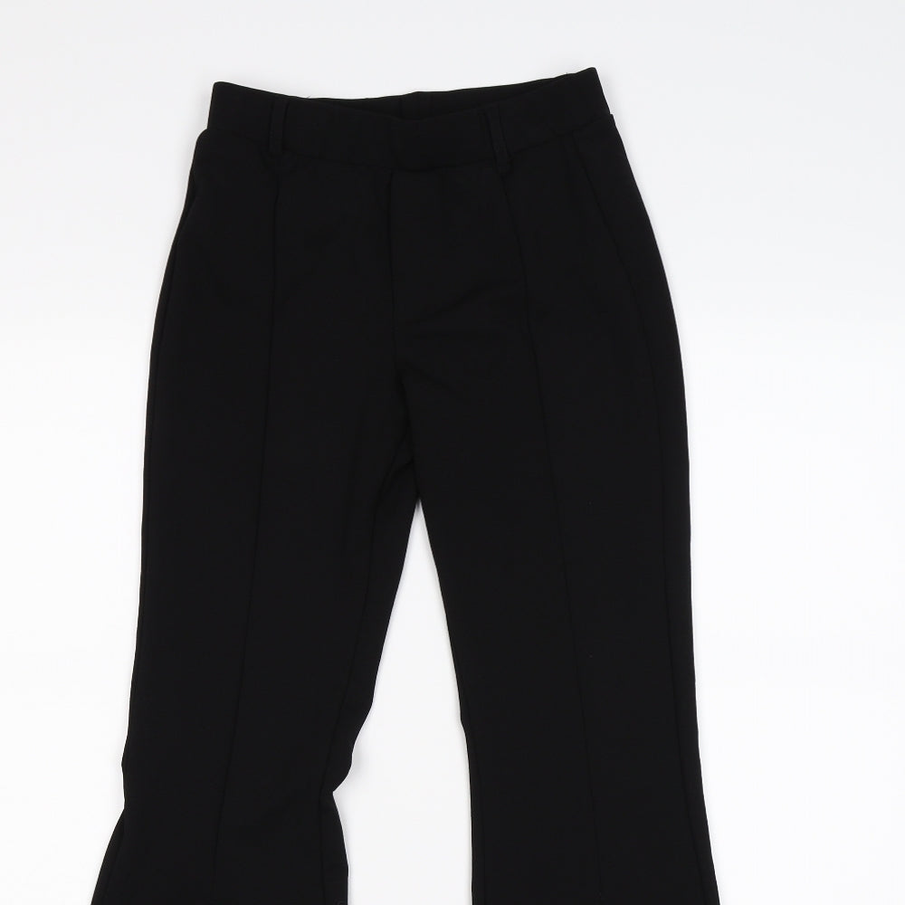Bershka Womens Black   Trousers  Size M L28 in