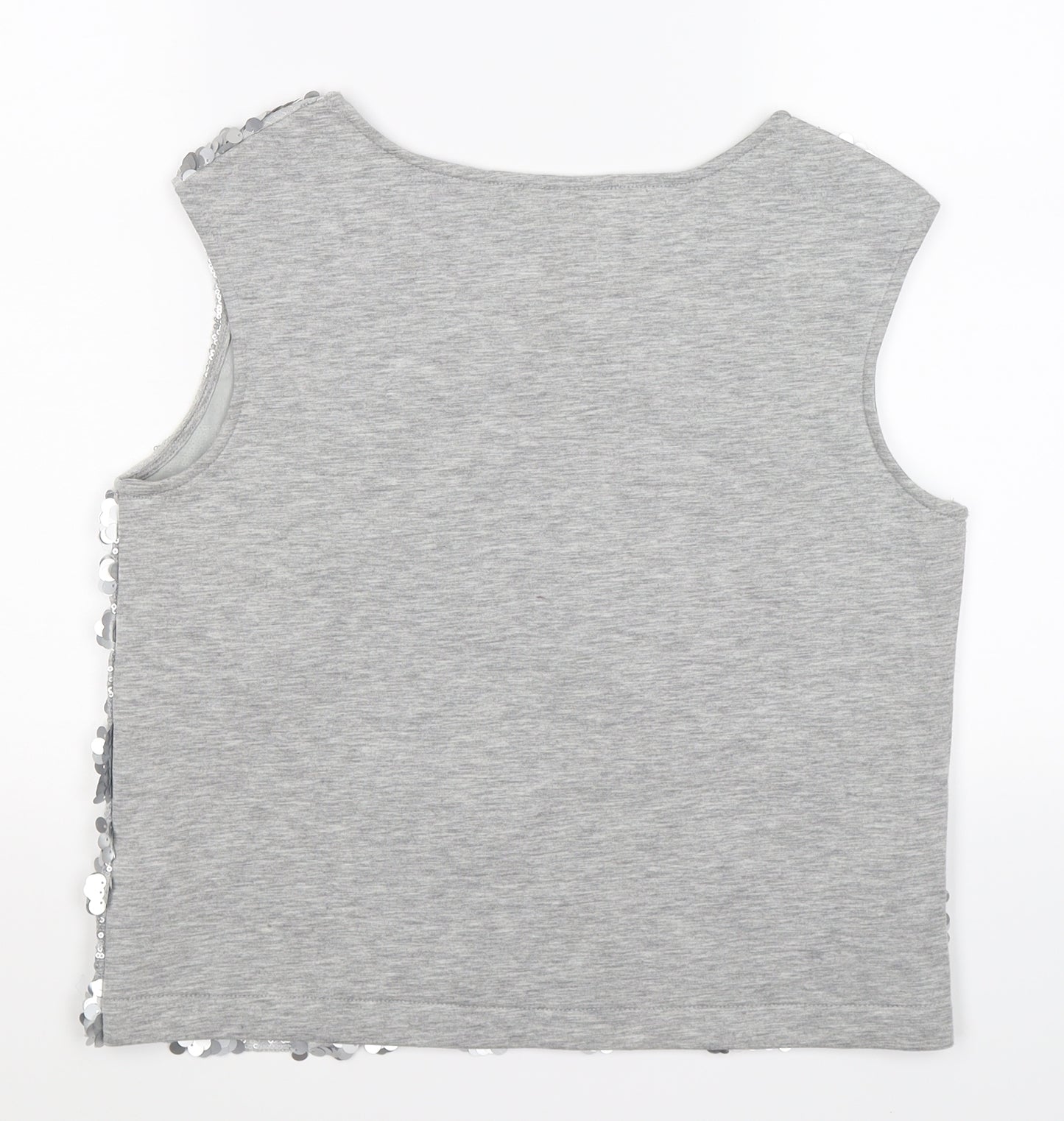 NEXT Womens Silver Polka Dot  Basic Tank Size 8