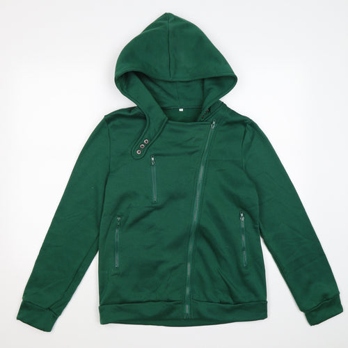 Preworn Boys Green   Full Zip Hoodie Size XL