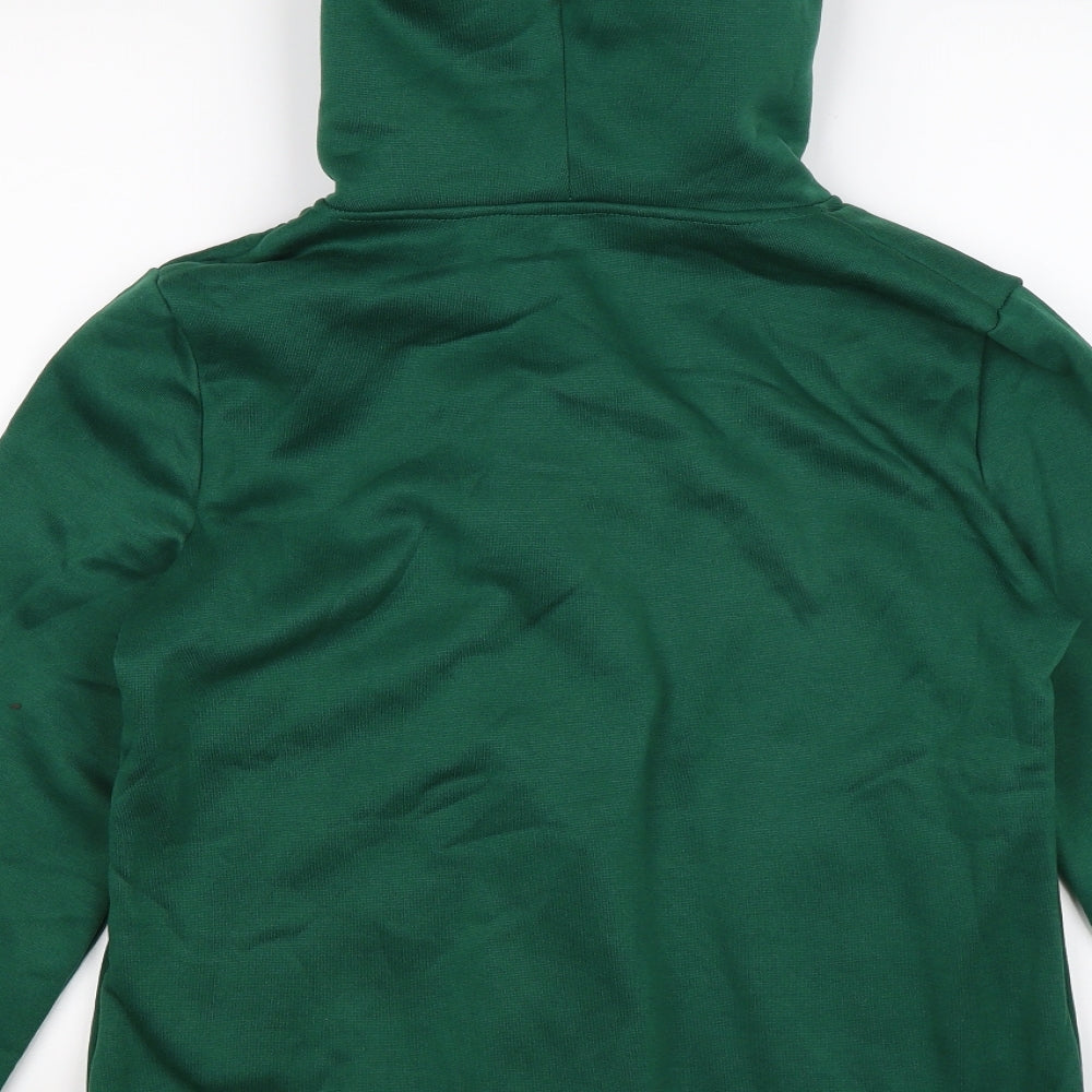 Preworn Boys Green   Full Zip Hoodie Size XL