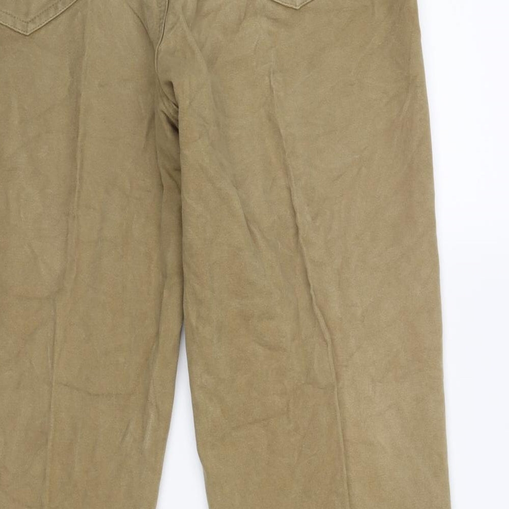 MOSS Mens Beige  Velvet Trousers  Size 38 L31 in