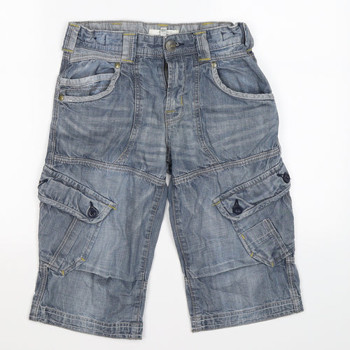 Rocha John Rocha Boys Blue  Denim Cargo Shorts Size 12 Years