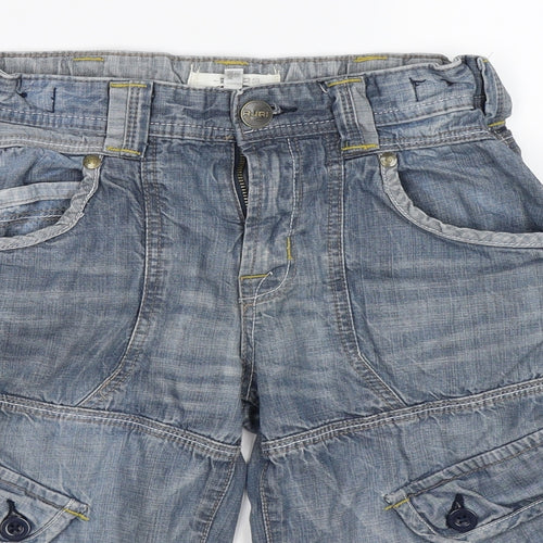 Rocha John Rocha Boys Blue  Denim Cargo Shorts Size 12 Years
