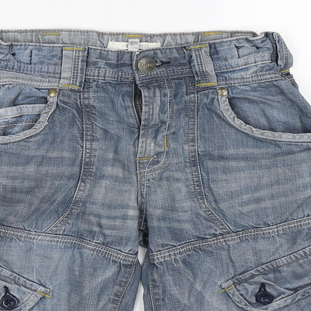 Rocha John Rocha Boys Blue  Denim Cargo Shorts Size 12 Years