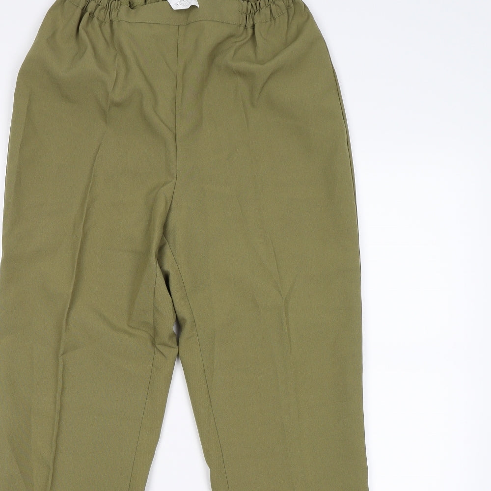Preworn Womens Green   Trousers  Size 14 L27 in