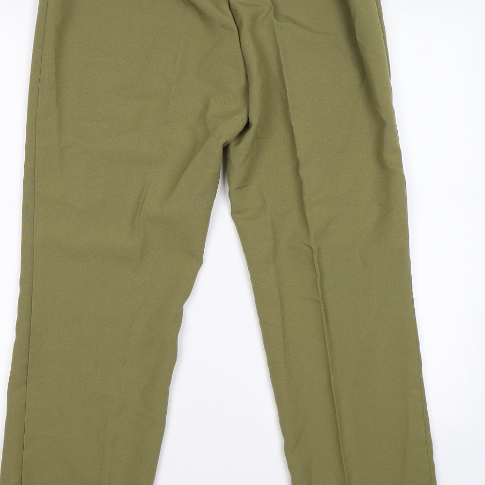 Preworn Womens Green   Trousers  Size 14 L27 in
