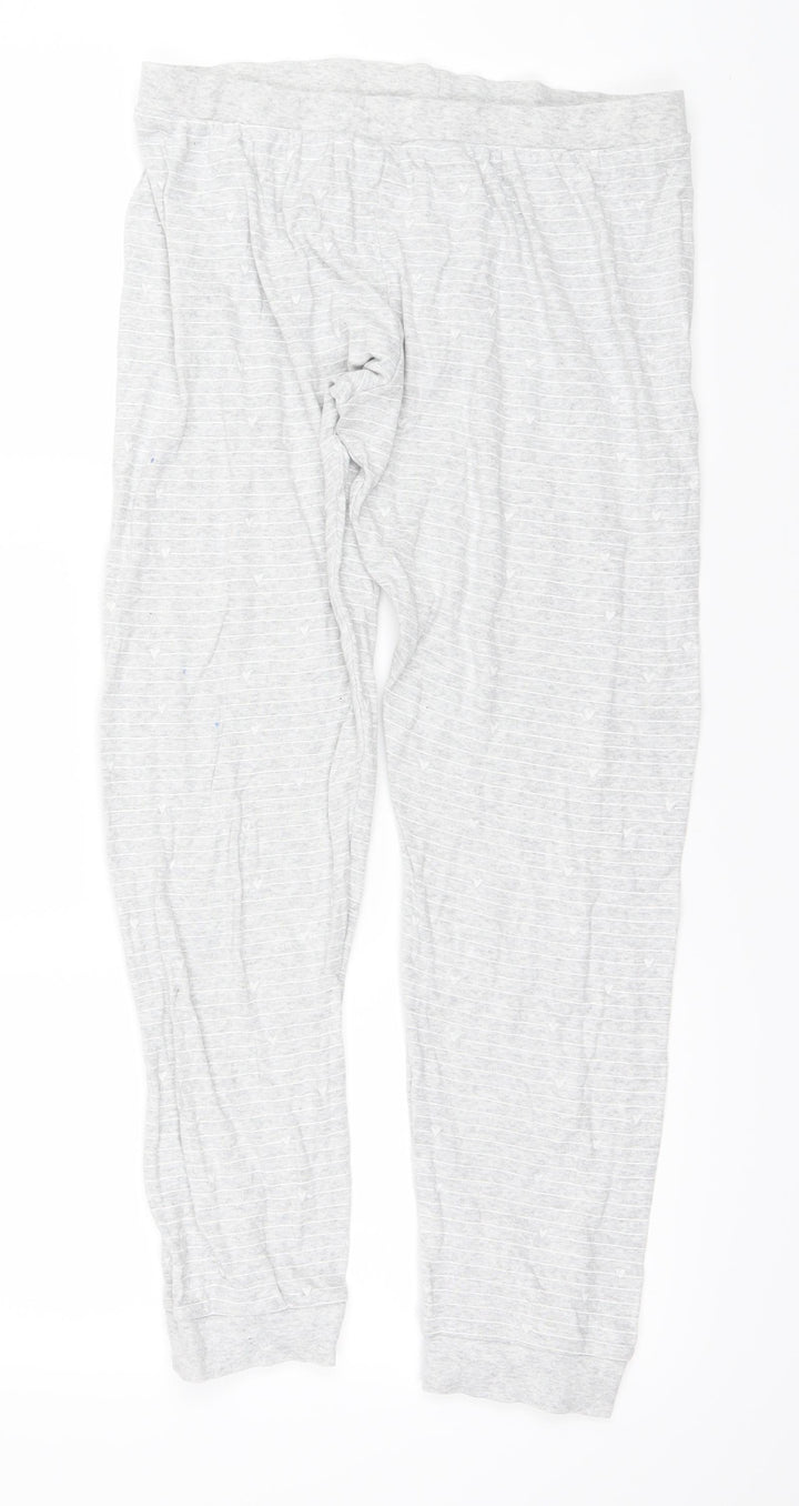 Marks and Spencer Girls Grey   Jogger Trousers Size 14 Years