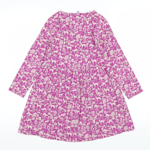 John Lewis Girls Purple   Fit & Flare  Size 6 Years