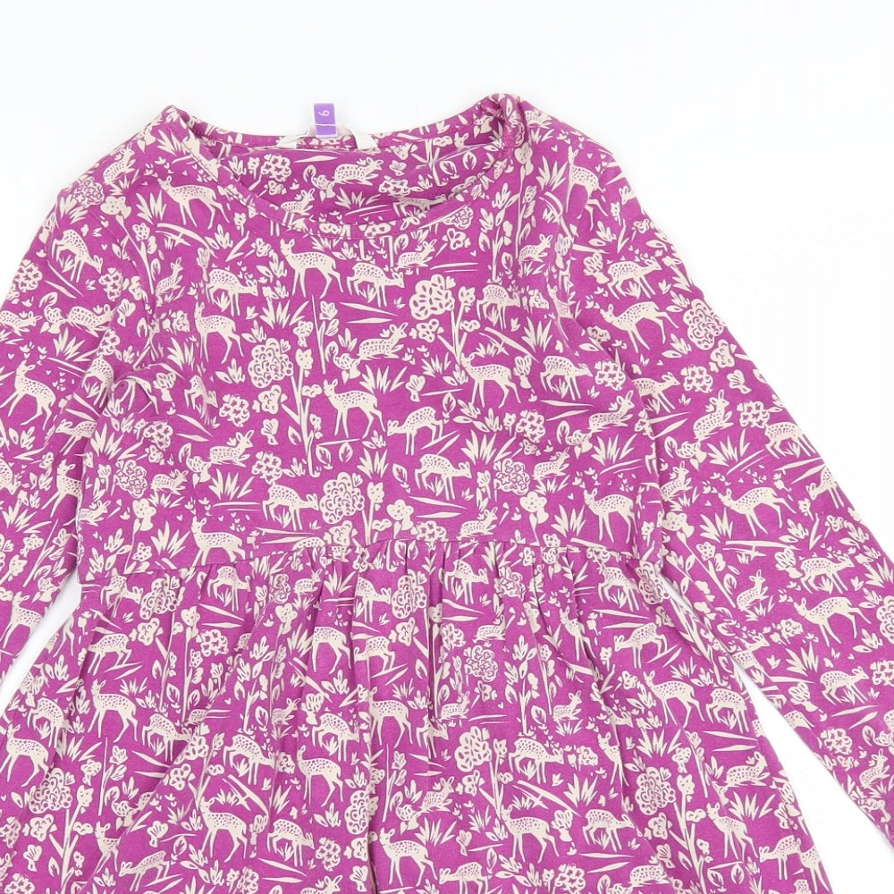 John Lewis Girls Purple   Fit & Flare  Size 6 Years