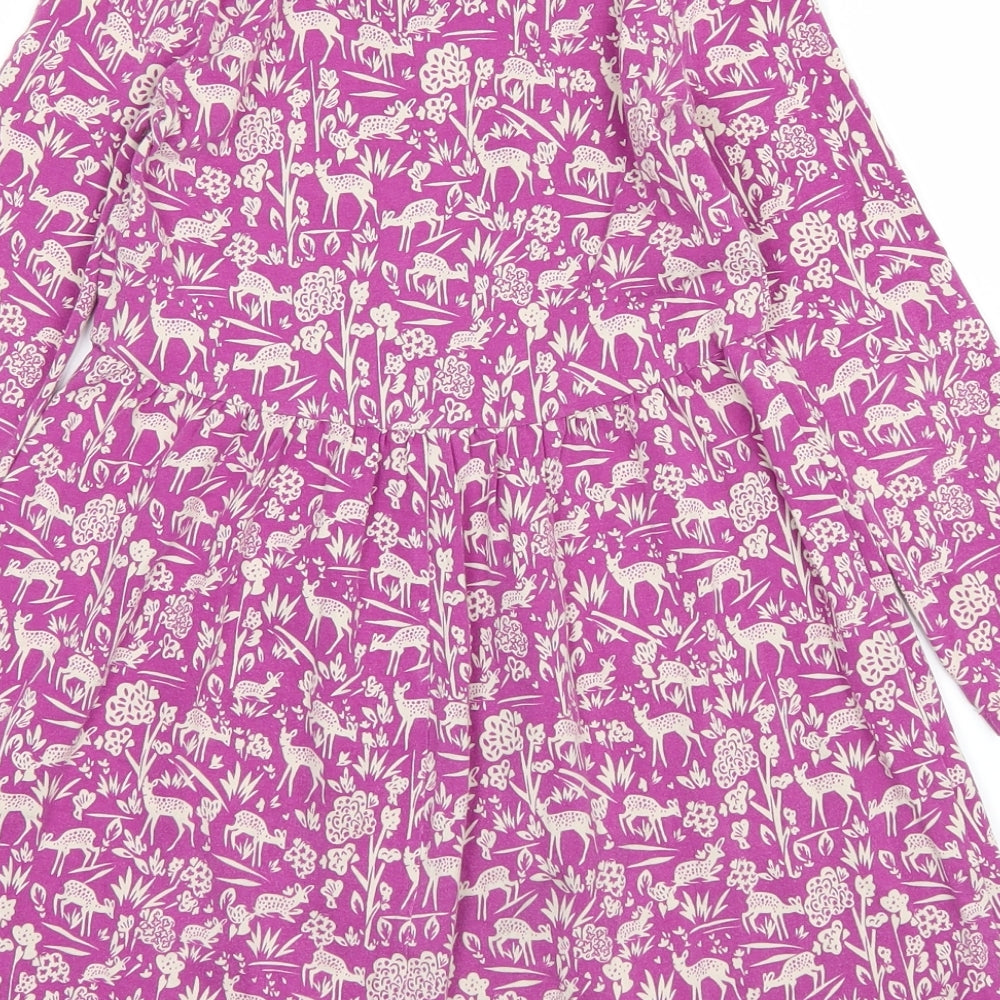 John Lewis Girls Purple   Fit & Flare  Size 6 Years