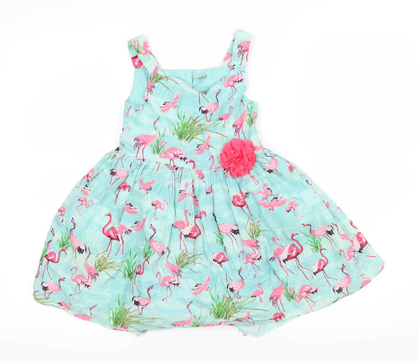 TU Girls Blue   Fit & Flare  Size 3-4 Years