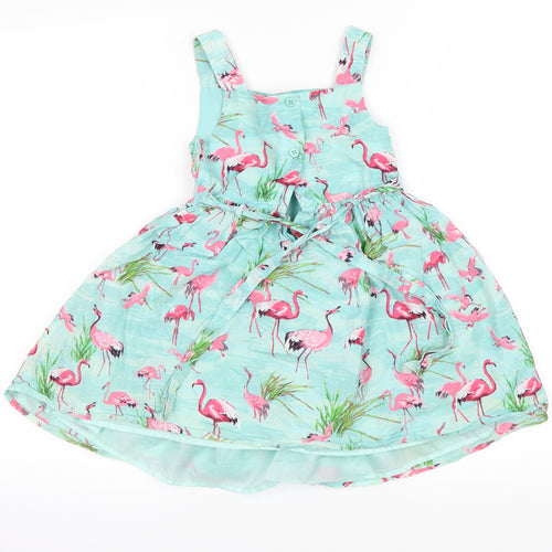 TU Girls Blue   Fit & Flare  Size 3-4 Years
