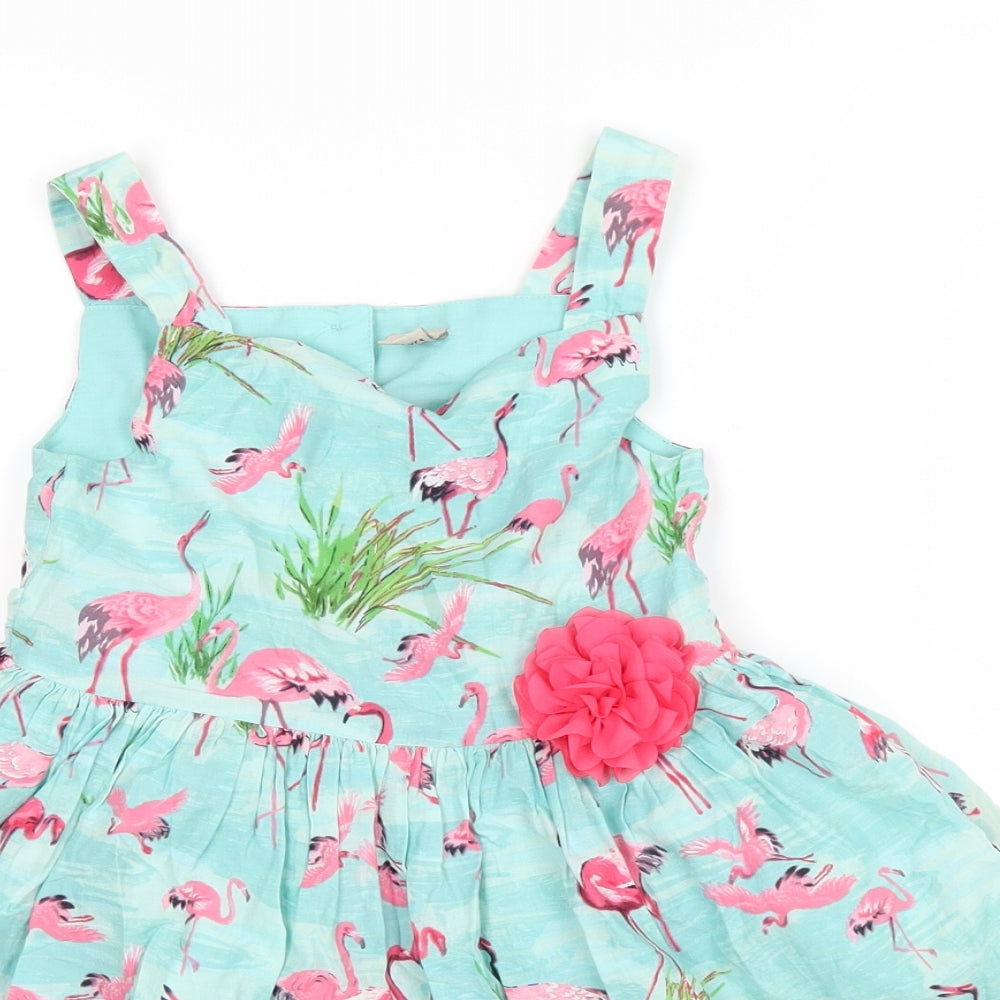 TU Girls Blue   Fit & Flare  Size 3-4 Years