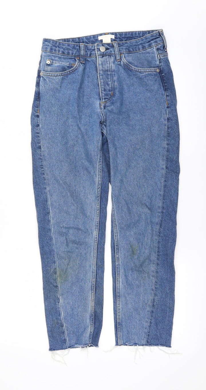 H&M Womens Blue  Denim Skinny Jeans Size 6 L25 in