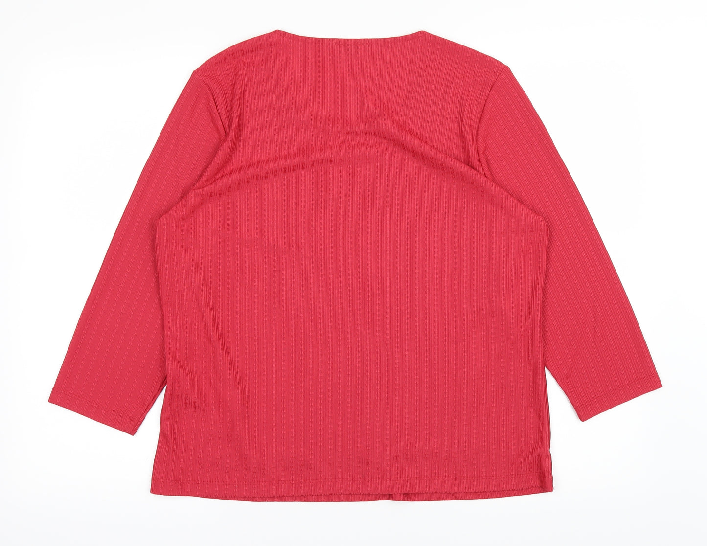 eastx Womens Red   Basic T-Shirt Size 14