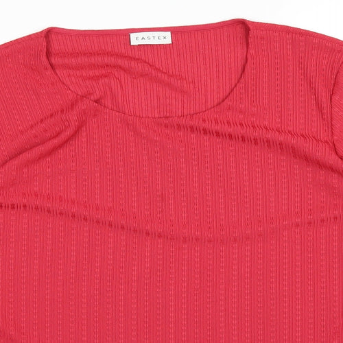 eastx Womens Red   Basic T-Shirt Size 14