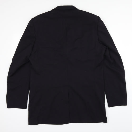 Preworn Mens Blue   Jacket Suit Jacket Size 42