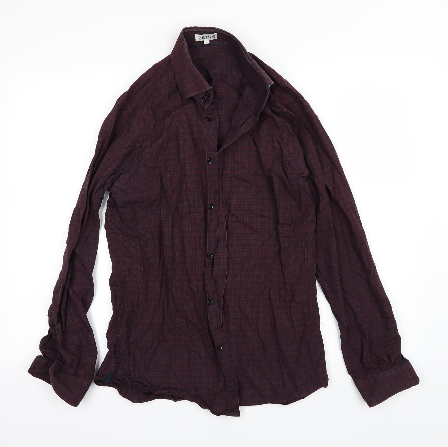 Reiss Mens Red    Button-Up Size M