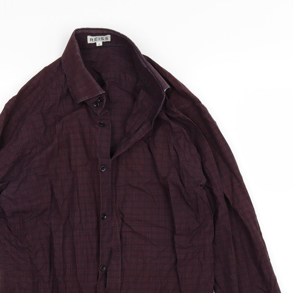 Reiss Mens Red    Button-Up Size M