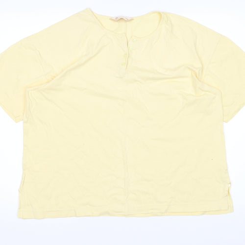BHS Womens Yellow   Basic T-Shirt Size 14