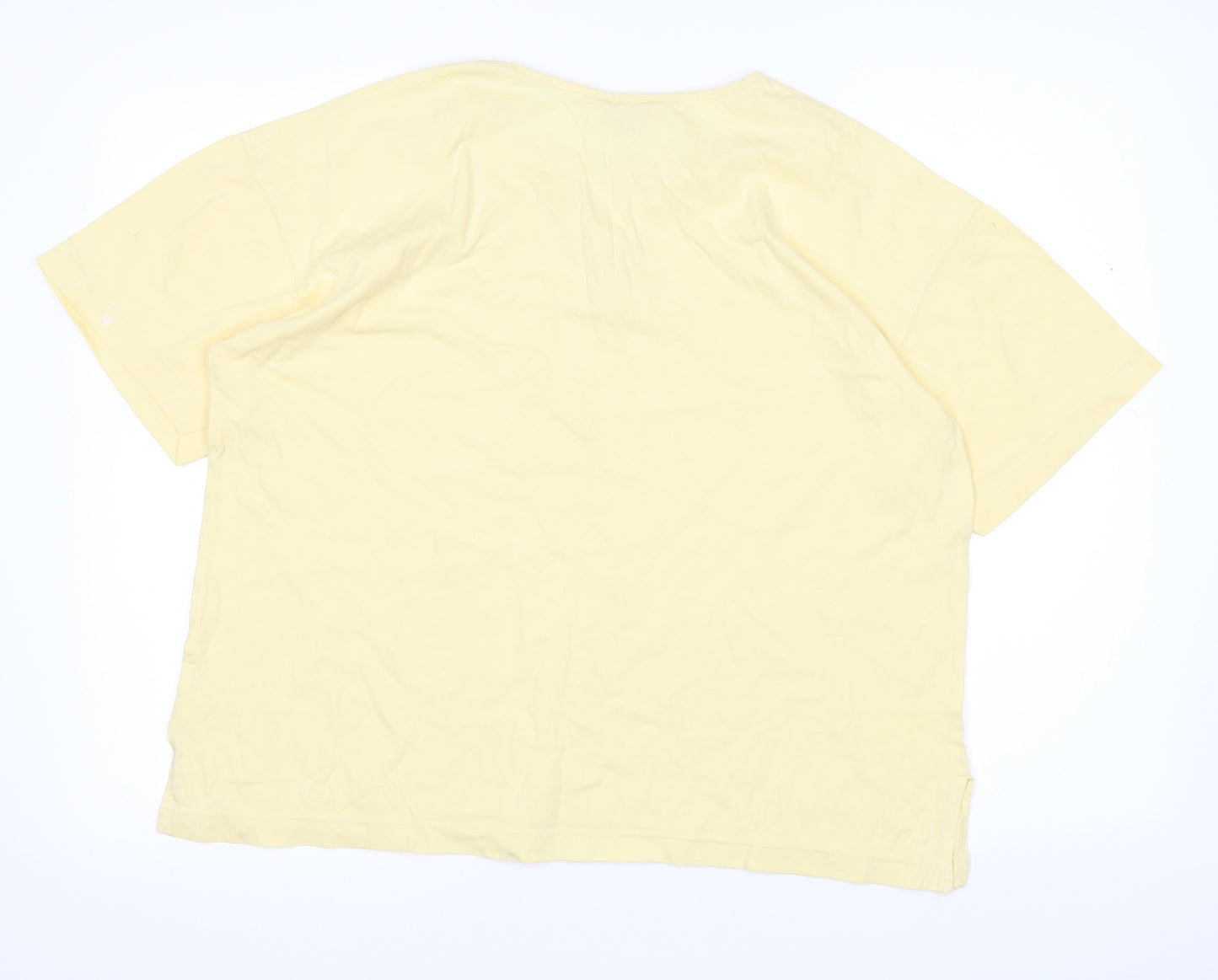 BHS Womens Yellow   Basic T-Shirt Size 14