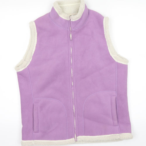 EWM Womens Purple   Full Zip Jumper Size 14