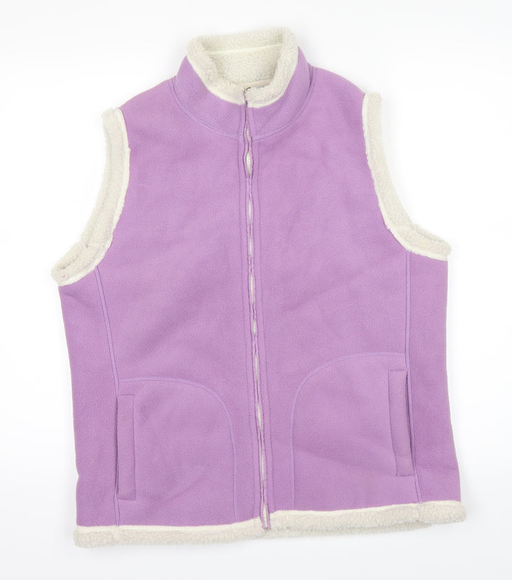 EWM Womens Purple   Full Zip Jumper Size 14