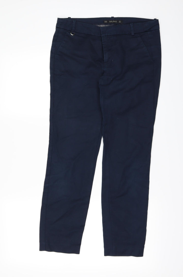 Zara Womens Blue Skinny Jeans Size 8 L26 in