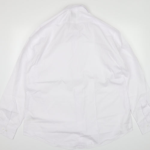 Marks and Spencer Mens White    Dress Shirt Size 18.5