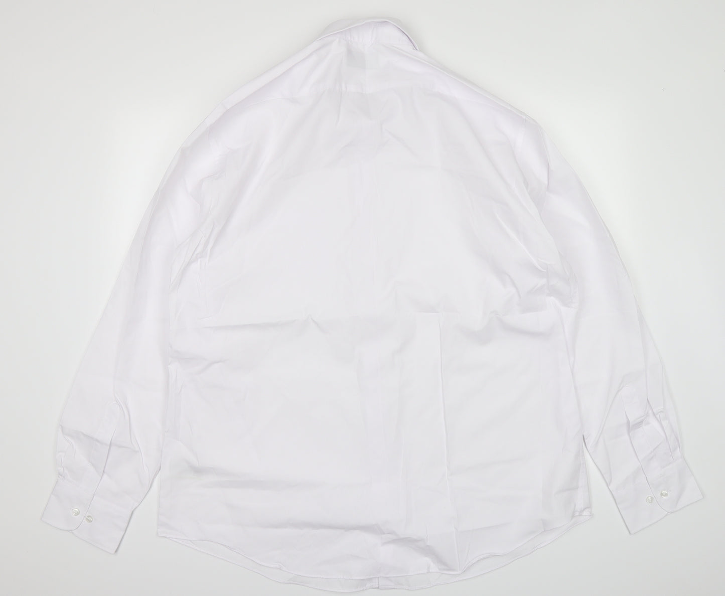 Marks and Spencer Mens White    Dress Shirt Size 18.5