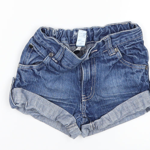 TU Girls Blue  Denim Cut-Off Shorts Size 5 Years