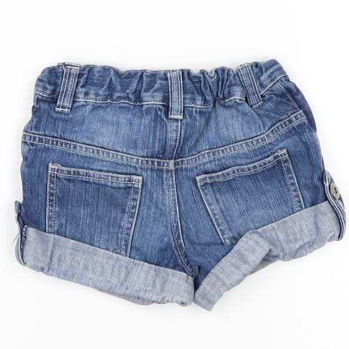 TU Girls Blue  Denim Cut-Off Shorts Size 5 Years