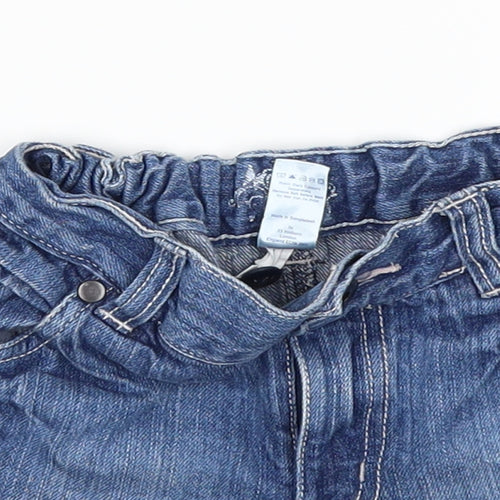 TU Girls Blue  Denim Cut-Off Shorts Size 5 Years