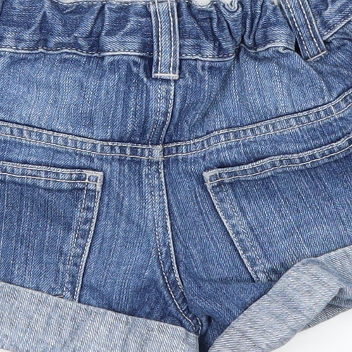 TU Girls Blue  Denim Cut-Off Shorts Size 5 Years