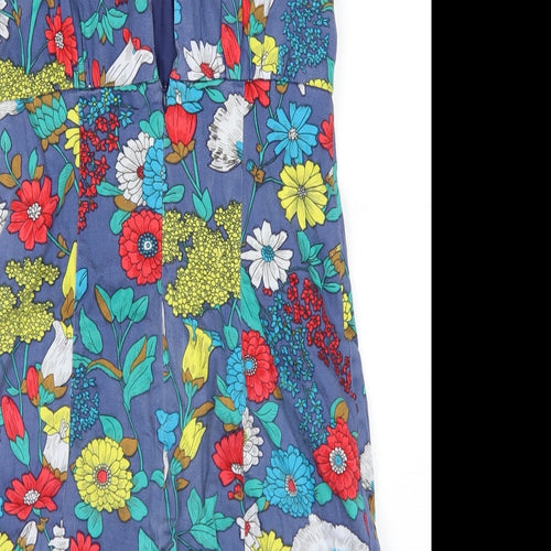 French Connection Womens Blue Floral  Pencil Dress  Size 8