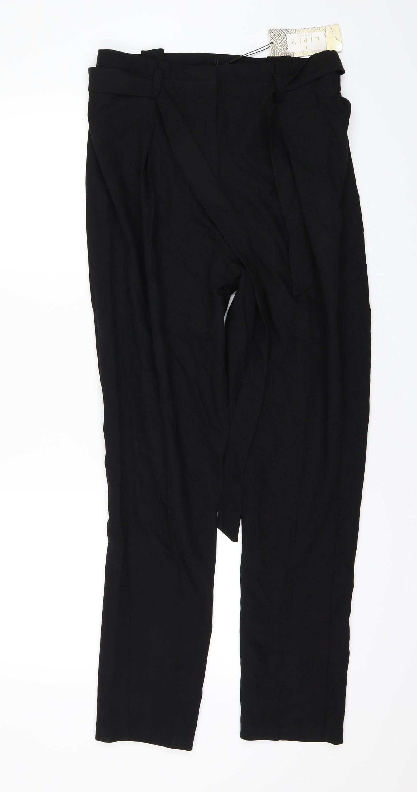 Lipsy Womens Black   Trousers  Size 10 L26 in