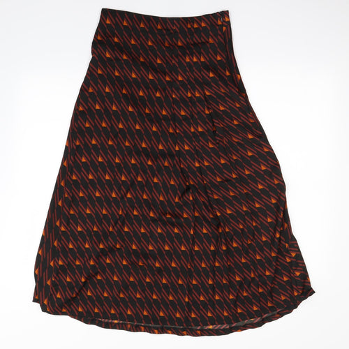 Zara  Womens Multicoloured Geometric  Swing Skirt Size XS