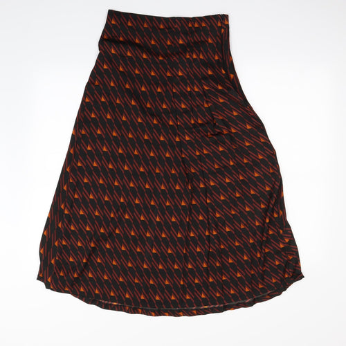 Zara  Womens Multicoloured Geometric  Swing Skirt Size XS