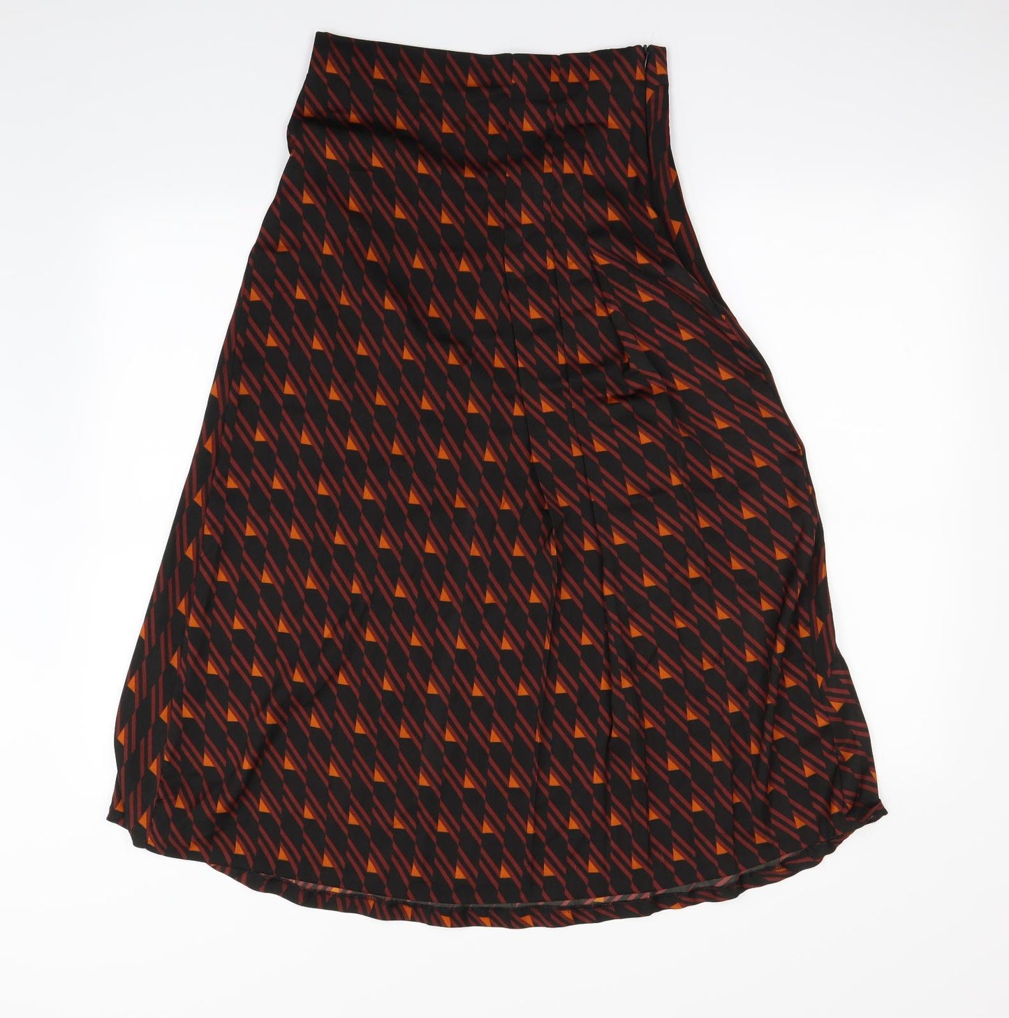 Zara  Womens Multicoloured Geometric  Swing Skirt Size XS