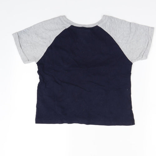 Brookhaven Womens Blue   Basic T-Shirt Size 6