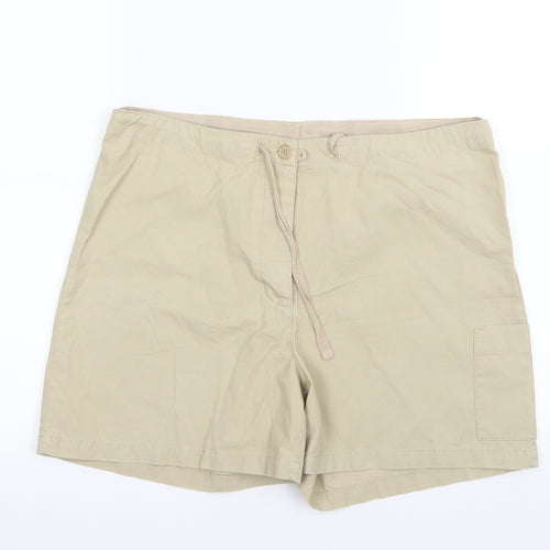 Next  Womens Beige   Cargo Shorts Size 14