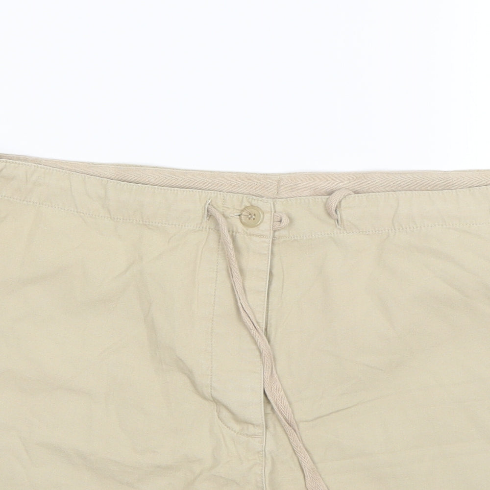 Next  Womens Beige   Cargo Shorts Size 14