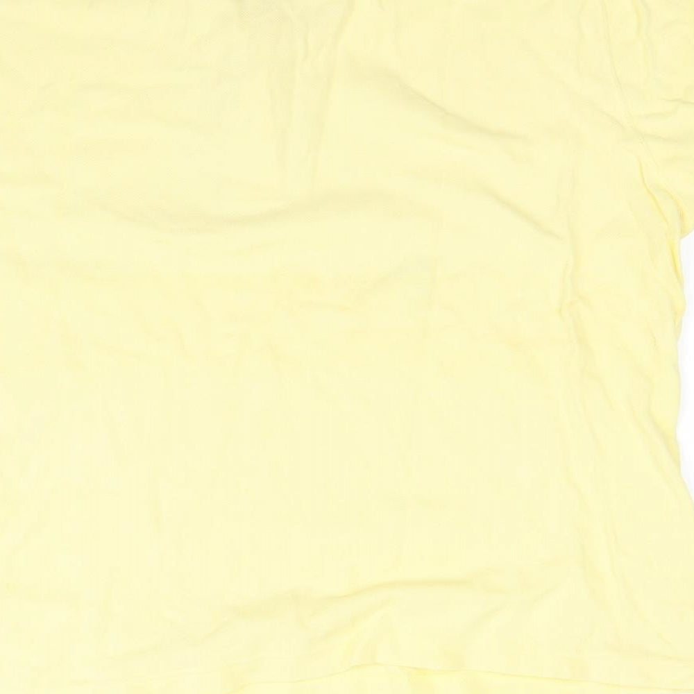 Alice Collins Womens Yellow   Basic Polo Size L